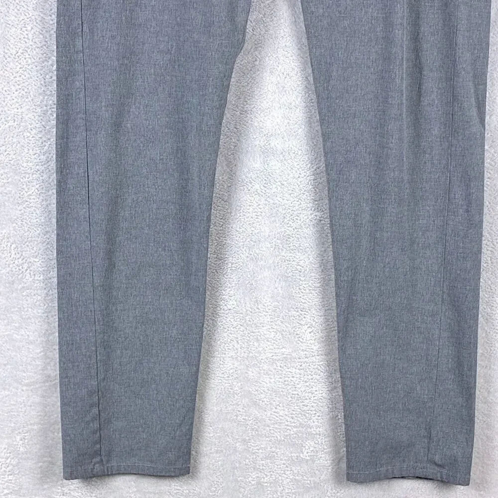 Vuori Pants Mens 32 Gray Aim Chino Performance Preppy Travel Golf Summer